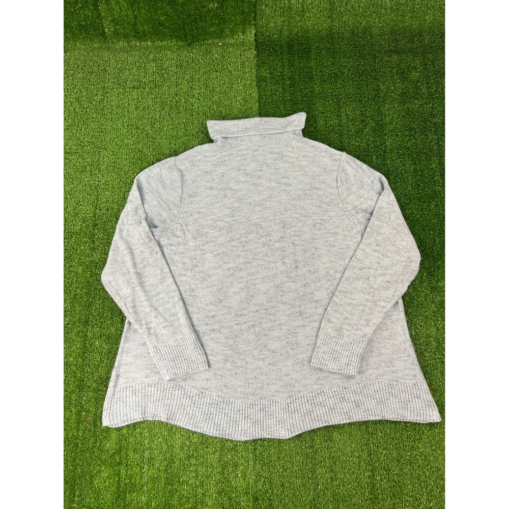 J. Jill Wearever Light Blue Heathered Cowl Neck Sweater Plus Size 2X Pullover